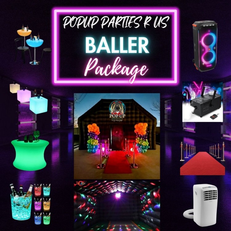 Inflatable Night Club Baller Package